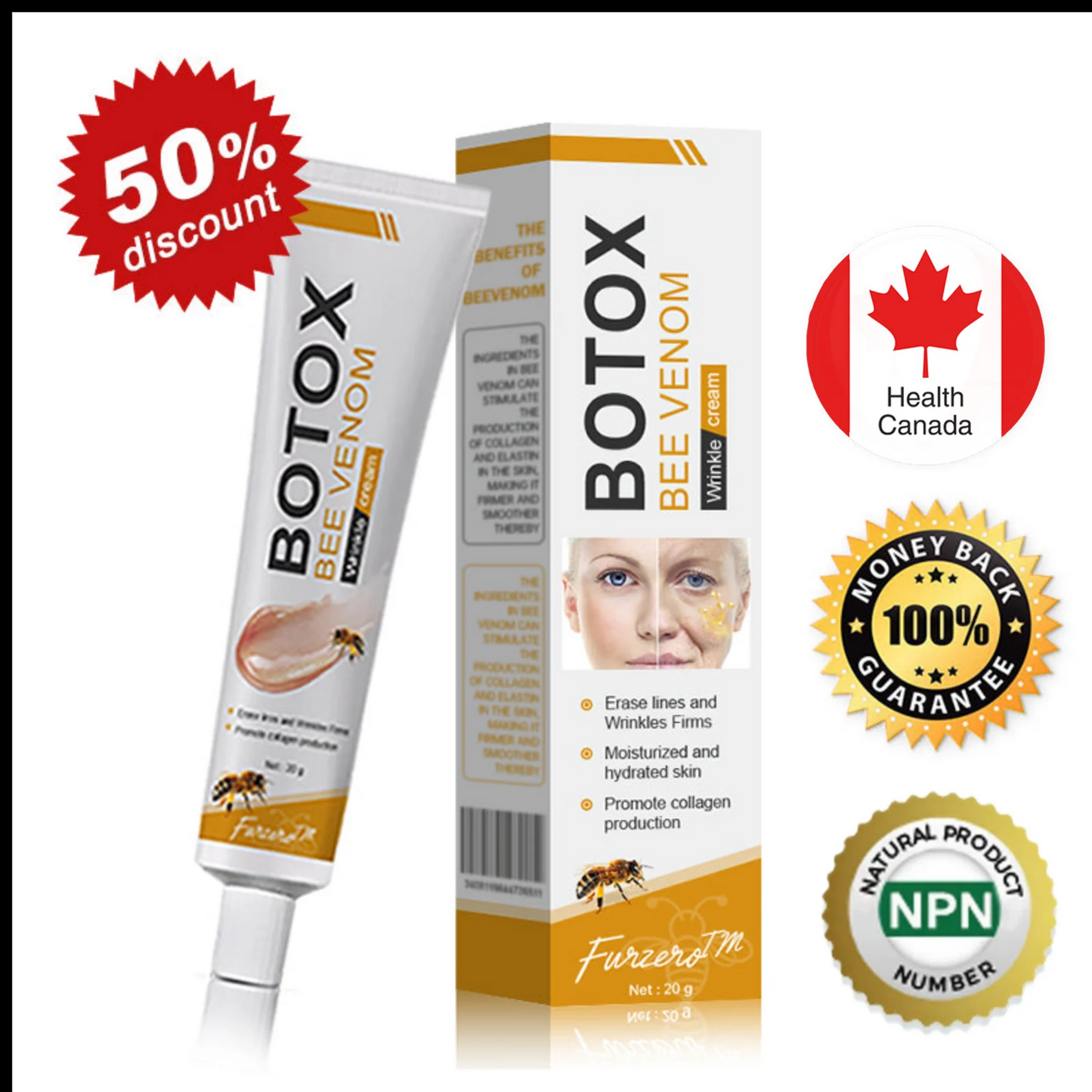 Botox Bee Venom Wrinkle Removal Cream