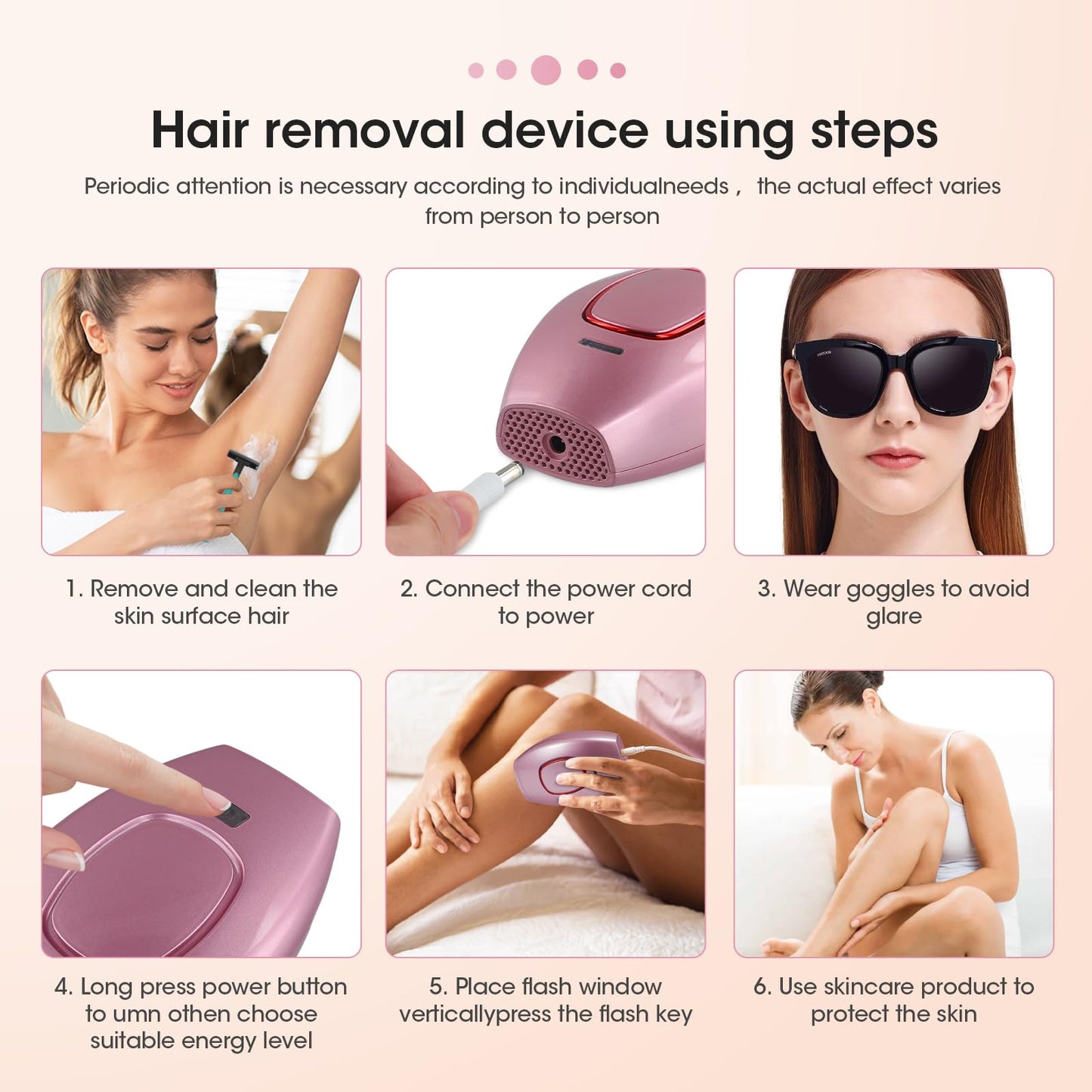Original IPL Laser Hair Removal Device Kit