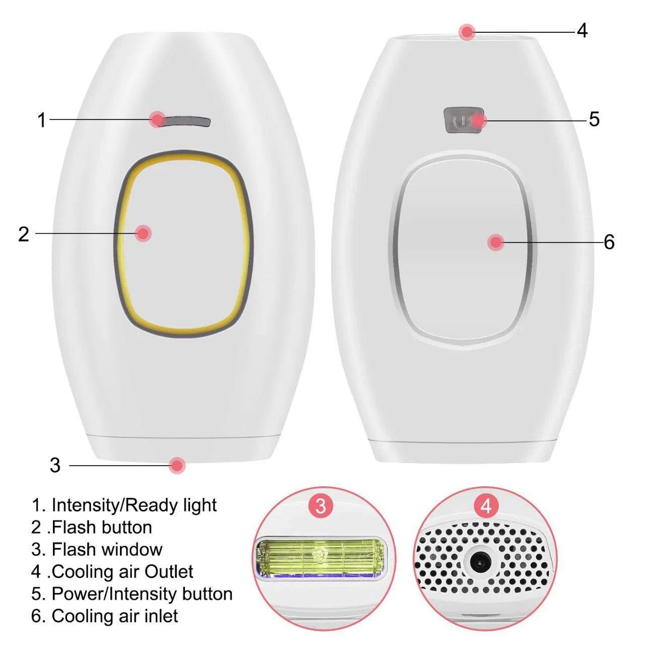 Original IPL Laser Hair Removal Device Kit
