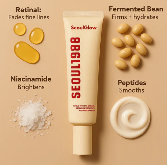 Korean SEOUL 1988 Skin Care Set -Retinol Eye Cream